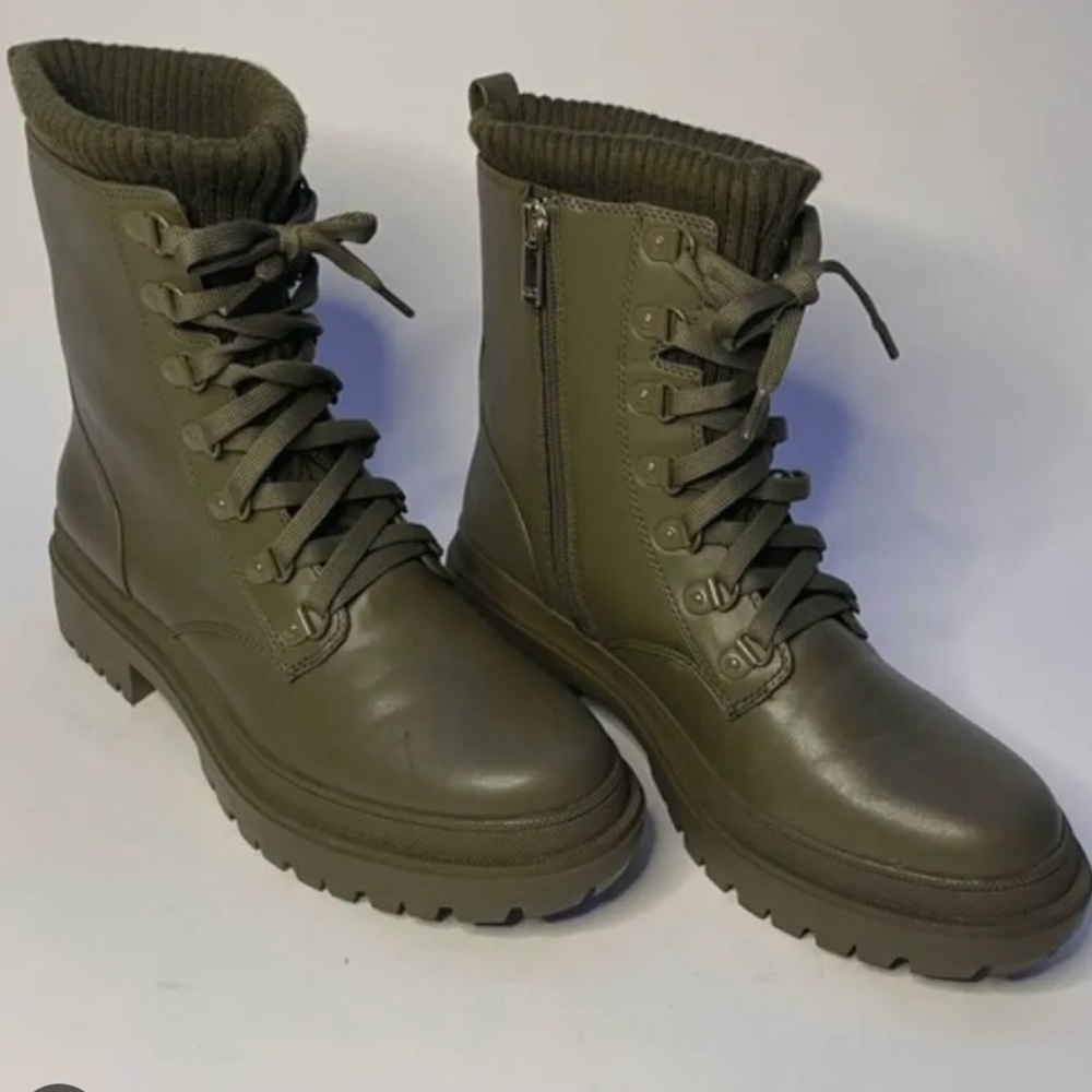 JLO Women Briana Military Fashion Combat Boots